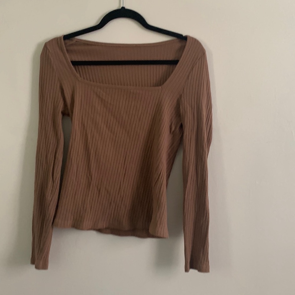 Top long sleeve / brown/ size L